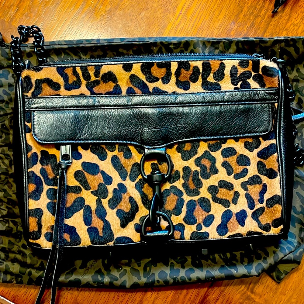 Rebecca Minkoff Leopard Print Crossbody Bag